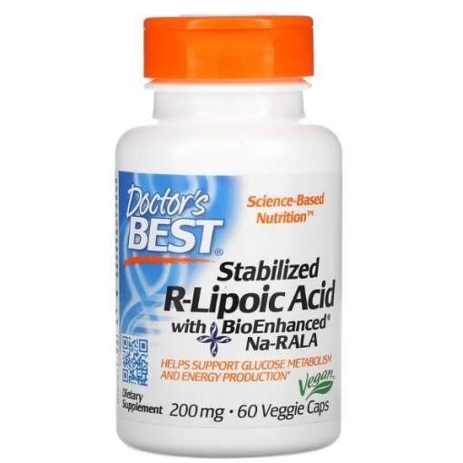 Stabilized R-Lipoic Acid with BioEnhanced Na-RALA