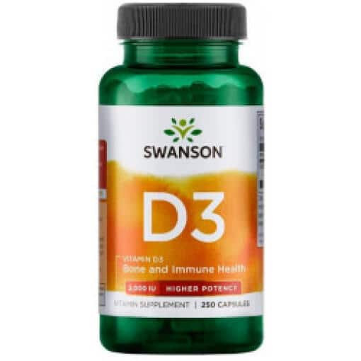 D-3-vitamin, 5000 IE - 250 softgels