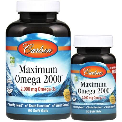 Carlson Labs - Maximum Omega 2000 90 + 30 softgels