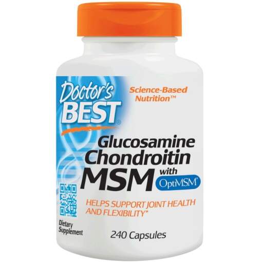 Doctor's Best - Glucosamine Chondroitin MSM with OptiMSM - 240 caps