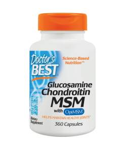 Doctor's Best - Glucosamine Chondroitin MSM with OptiMSM 360 caps