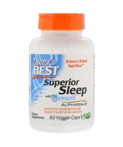 Doctor's Best Superior Sleep with Sensoril - 60 vcaps