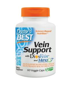 Doctor's Best - Vein Support with DiosVein and MenaQ7 60 vcaps