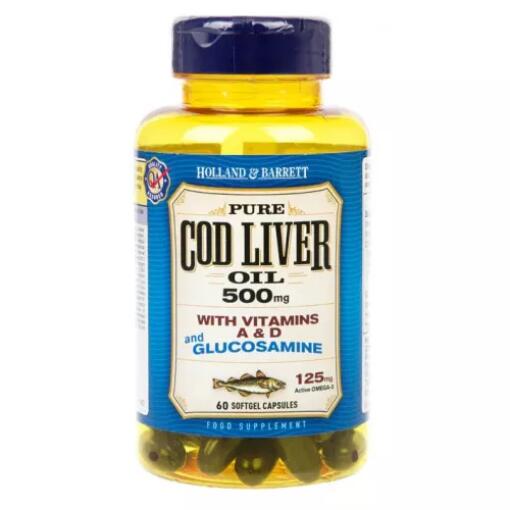 Holland & Barrett - Cod Liver Oil and Glucosamine 60 caps