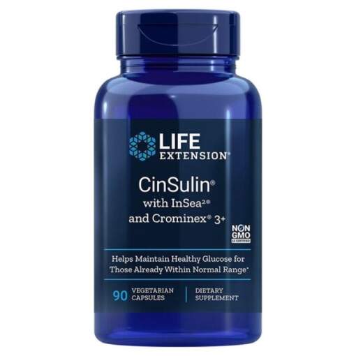 Life Extension - CinSulin with InSea2 & Crominex 3+ 90 vcaps