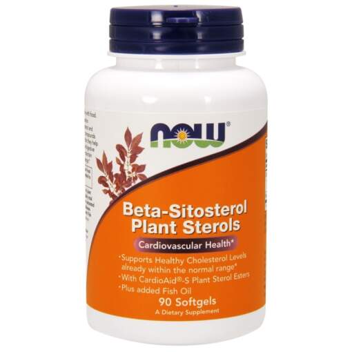 NOW Foods - Beta-Sitosterol Plant Sterols - 90 softgels