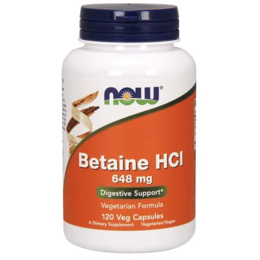 NOW Foods - Betaine HCL 120 vcaps