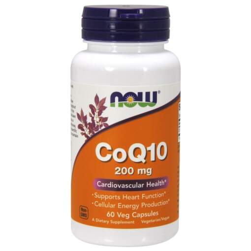 NOW Foods - CoQ10 200mg - 60 vcaps