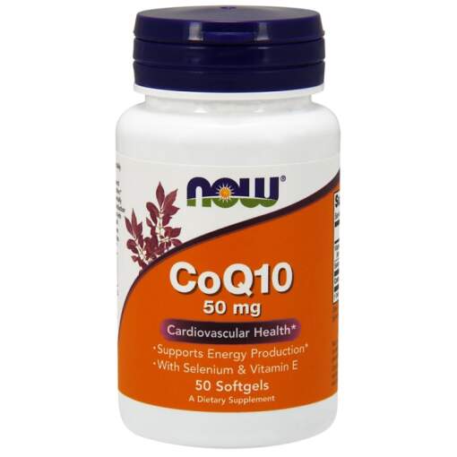 NOW Foods - CoQ10 with Selenium & Vitamin E 50mg - 50 softgels