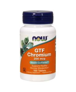 NOW Foods - GTF Chromium 200mcg - 100 tablets