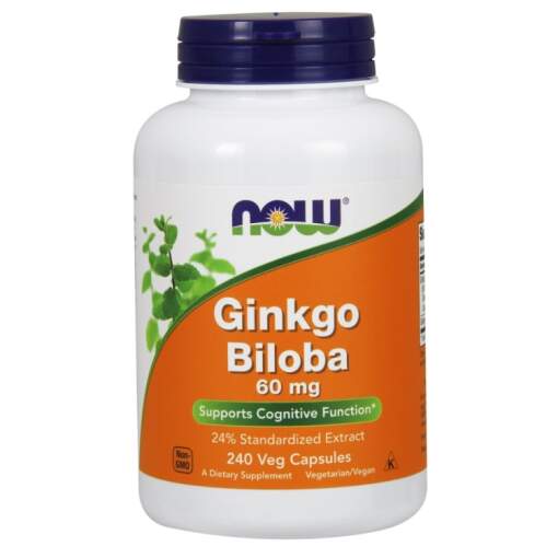 NOW Foods - Ginkgo Biloba 60mg - 240 vcaps