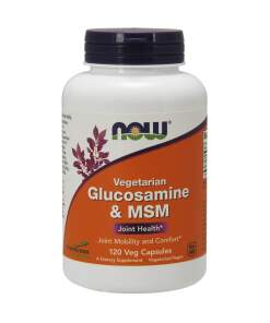 NOW Foods - Glucosamine & MSM Vegetarian 120 vcaps
