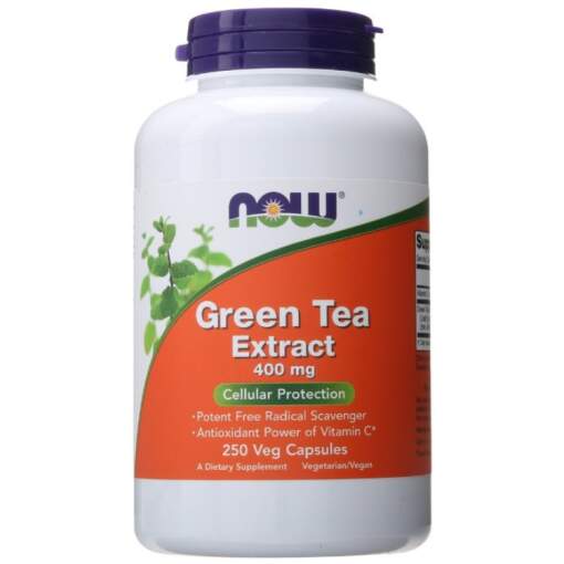 NOW Foods - Green Tea Extract 400mg - 250 vcaps