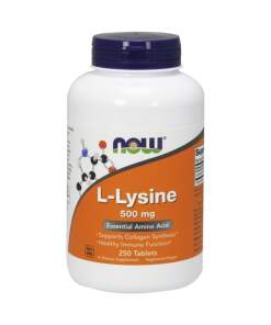 NOW Foods - L-Lysine 500mg - 250 tablets