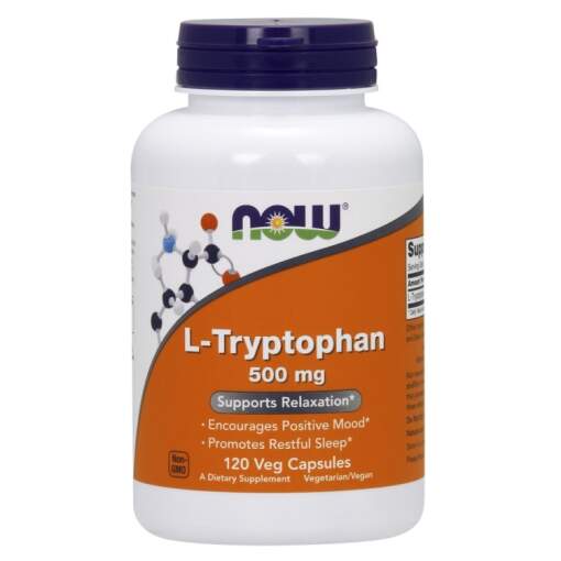 NOW Foods - L-Tryptophan 500mg - 120 vcaps
