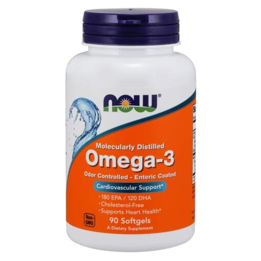 NOW Foods - Omega-3 Enteric Coated 90 softgels