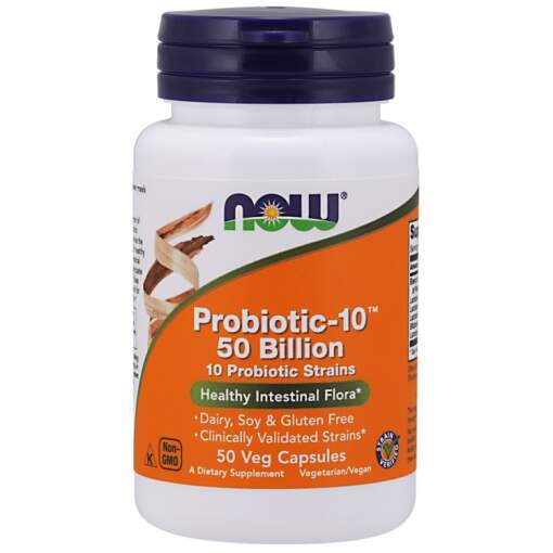 NOW Foods - Probiotic-10 50 Billion - 50 vcaps