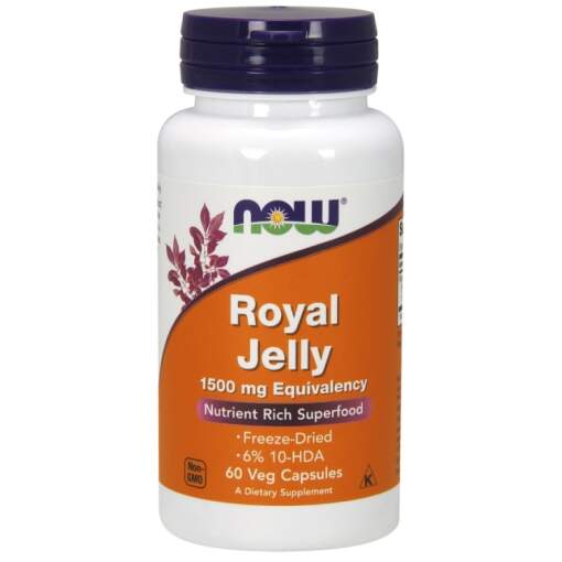 NOW Foods - Royal Jelly 1500mg Equivalency - 60 vcaps