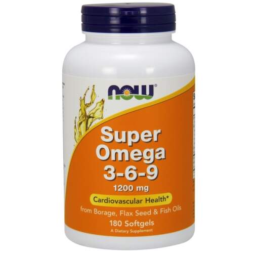 NOW Foods - Super Omega 3-6-9 1200mg - 180 softgels