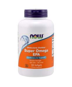 NOW Foods - Super Omega EPA Molecularly Distilled 120 softgels