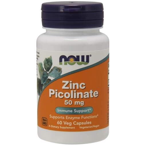 NOW Foods - Zinc Picolinate 50mg - 60 vcaps