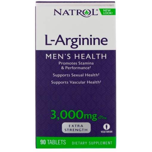 Natrol - L-Arginine 3000mg - 90 tablets