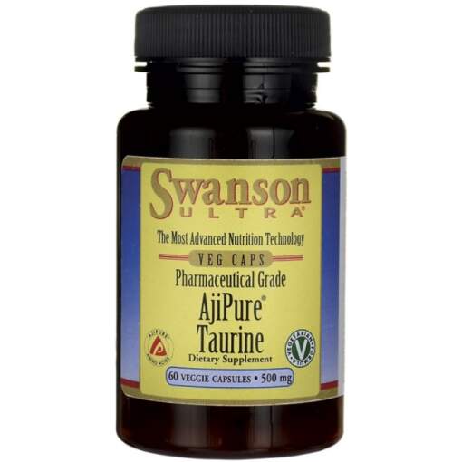 Swanson - AjiPure Taurine 500mg - 60 vcaps