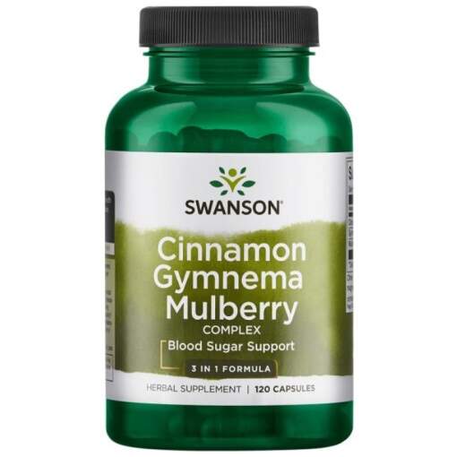 Swanson - Cinnamon Gymnema Mulberry Complex 120 caps