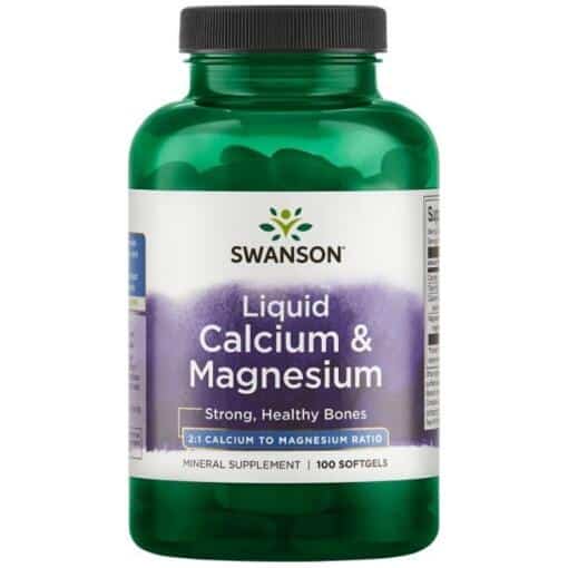 Swanson - Liquid Calcium & Magnesium - 100 softgels