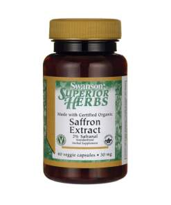 Swanson - Saffron Extract 2% Safranal 60 vcaps