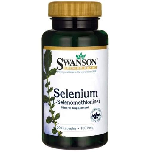 Swanson - Selenium (L-Selenomethionine) 100mcg - 200 caps