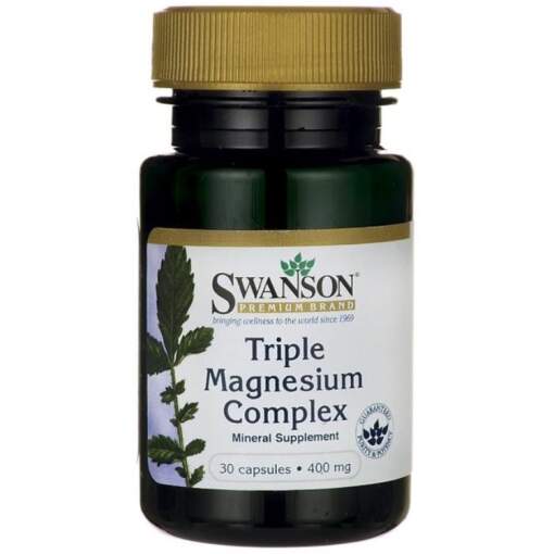 Swanson - Triple Magnesium Complex 400mg - 30 caps