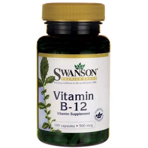 Swanson - Vitamin B-12 500mcg - 100 caps