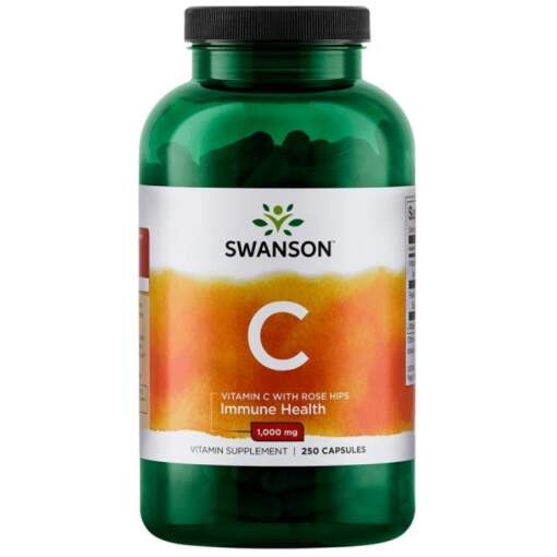 Swanson - Vitamin C with Rose Hips Extract 1000mg - 250 caps