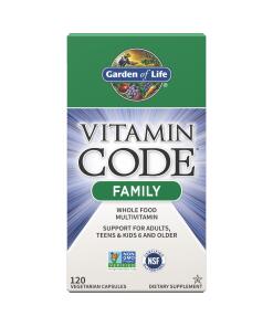 Vitamin Code Family Multivitamin 120 kapsler