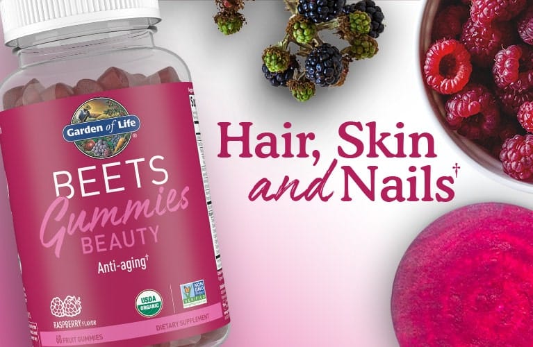 beets beauty gummies by garden of life
